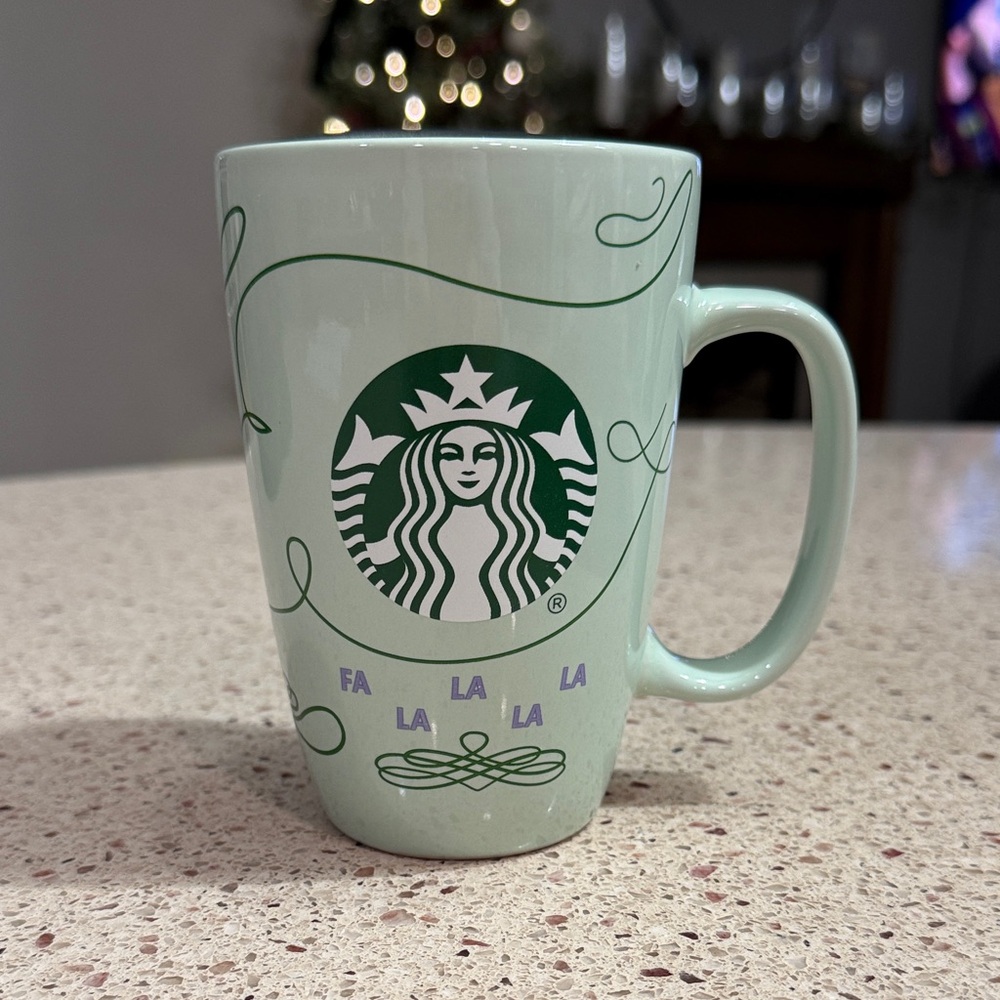 Starbucks Holiday Mug in Light Green